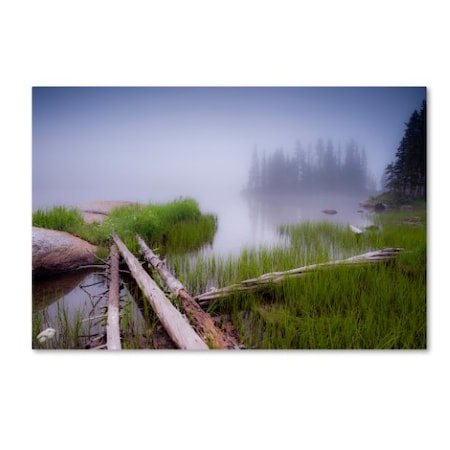 Trademark Fine Art Dan Ballard 'Lower Sand Creek Lake' Canvas Art, 22x32 ALI8006-C2232GG